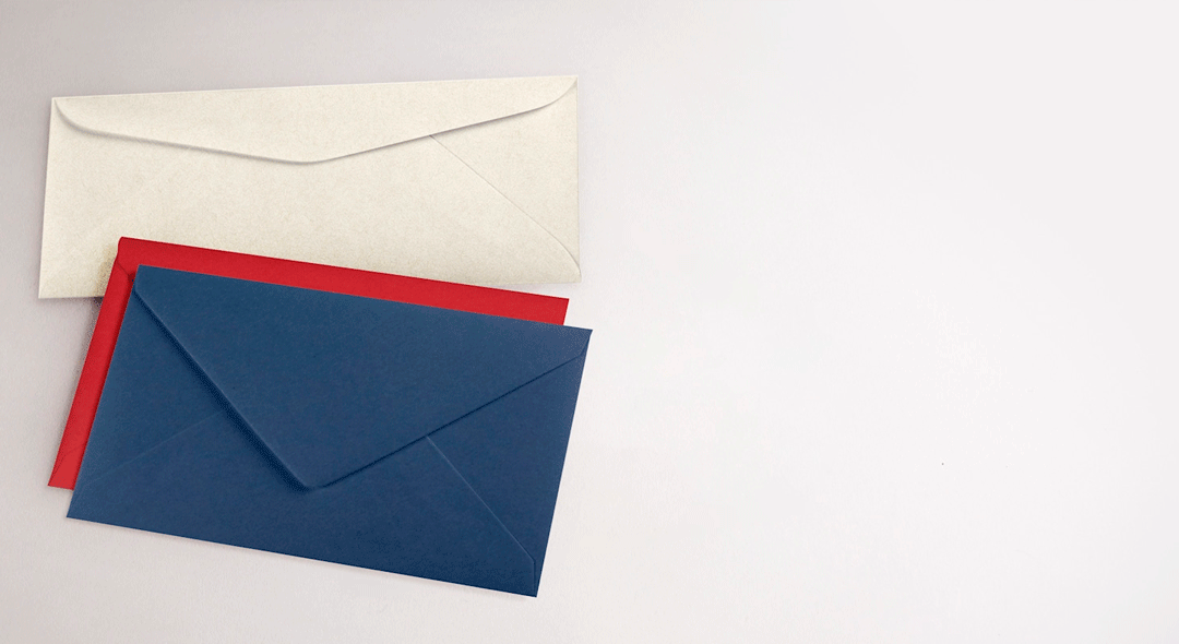 Colored Blank Envelopes
