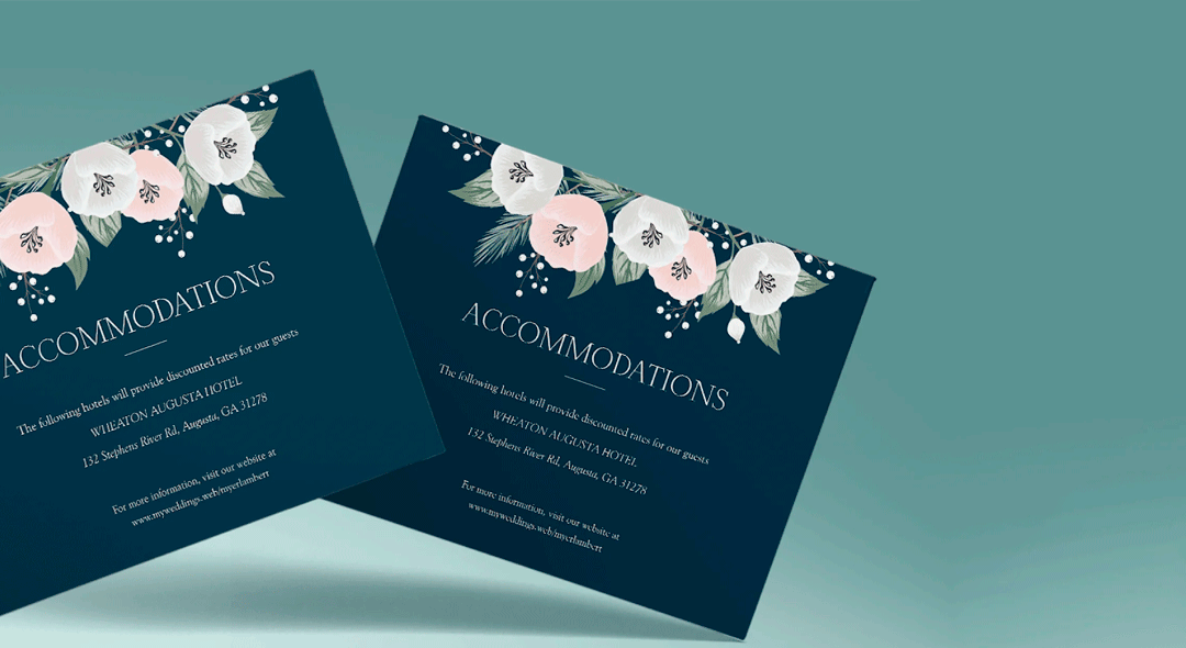 Wedding Enclosure Cards