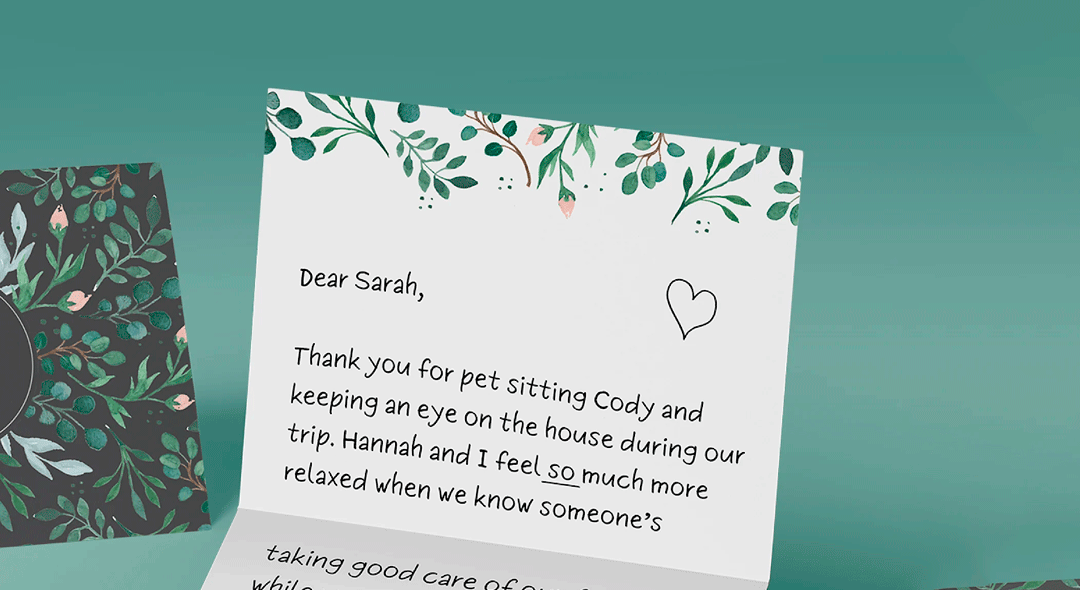 Custom Thank You Cards